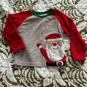 CARTER’S Santa pajamas shirt